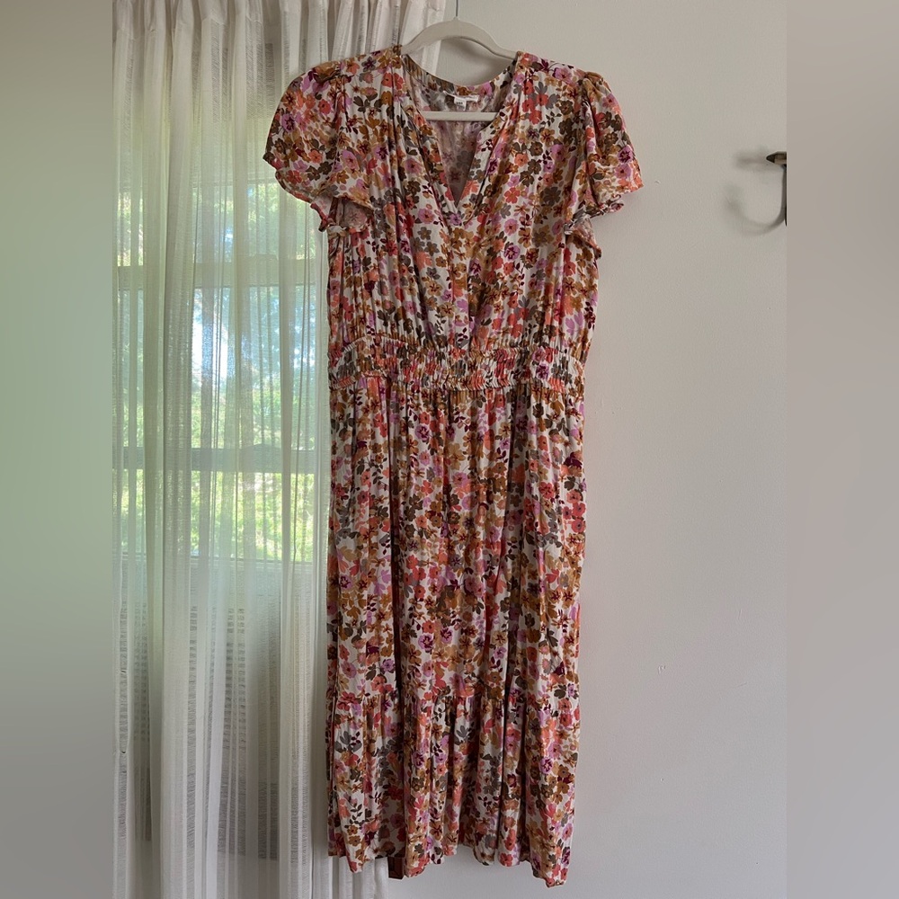 Beach Lunch Lounge floral sun dress